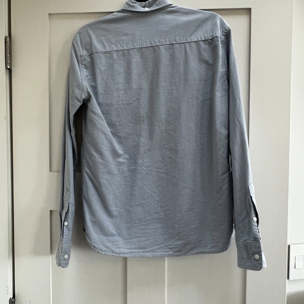 Brandy Melville Blue Button Down Oxford Shirt 100% cotton - Picture 4 of 5